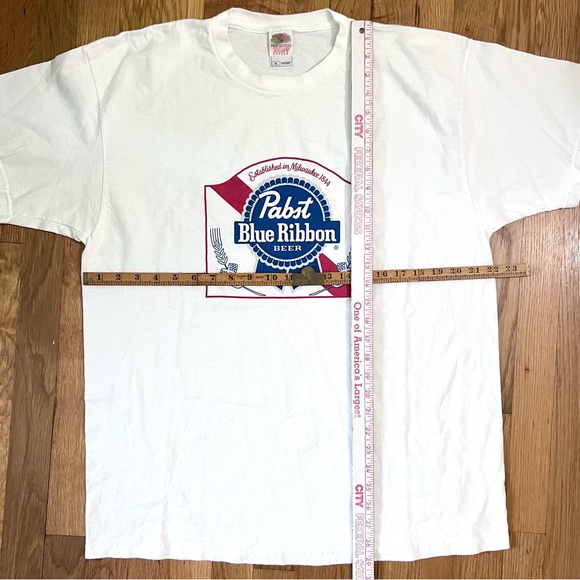 Pabst Blue Ribbon Beer Short Sleeve Tee Shirt (XL) Excellent Condition - Picture 3 of 5
